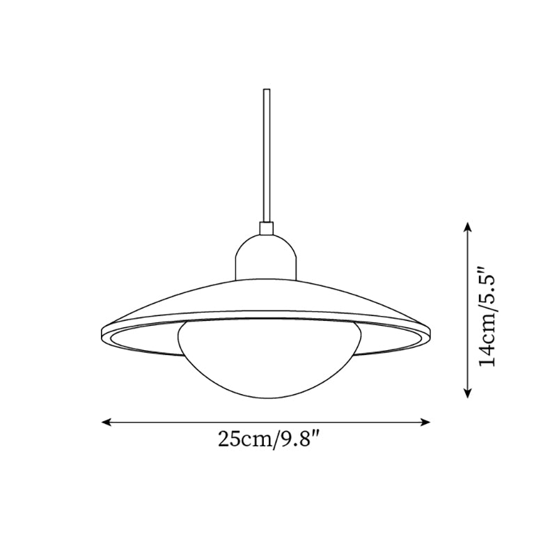 Ritta Pendant Lamp Travertine Minimalist - Lamp Copper