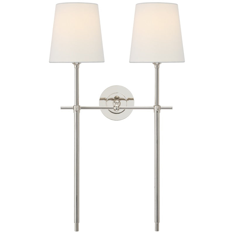 Theodore Wall Lamp Brass Fabric - Lamp Copper