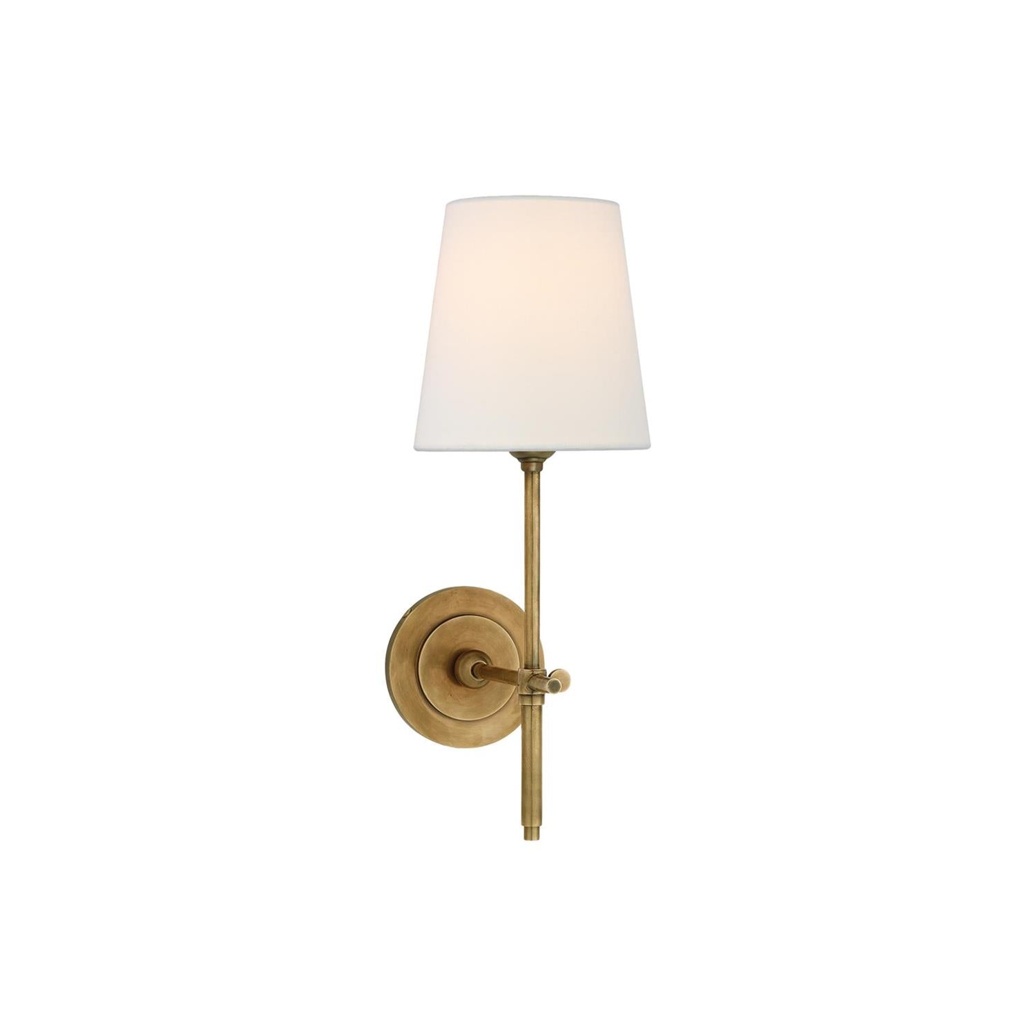 Theodore Wall Lamp Brass Fabric - Lamp Copper