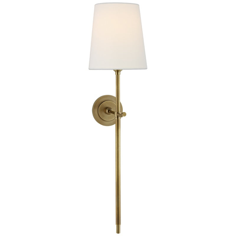 Theodore Wall Lamp Brass Fabric - Lamp Copper