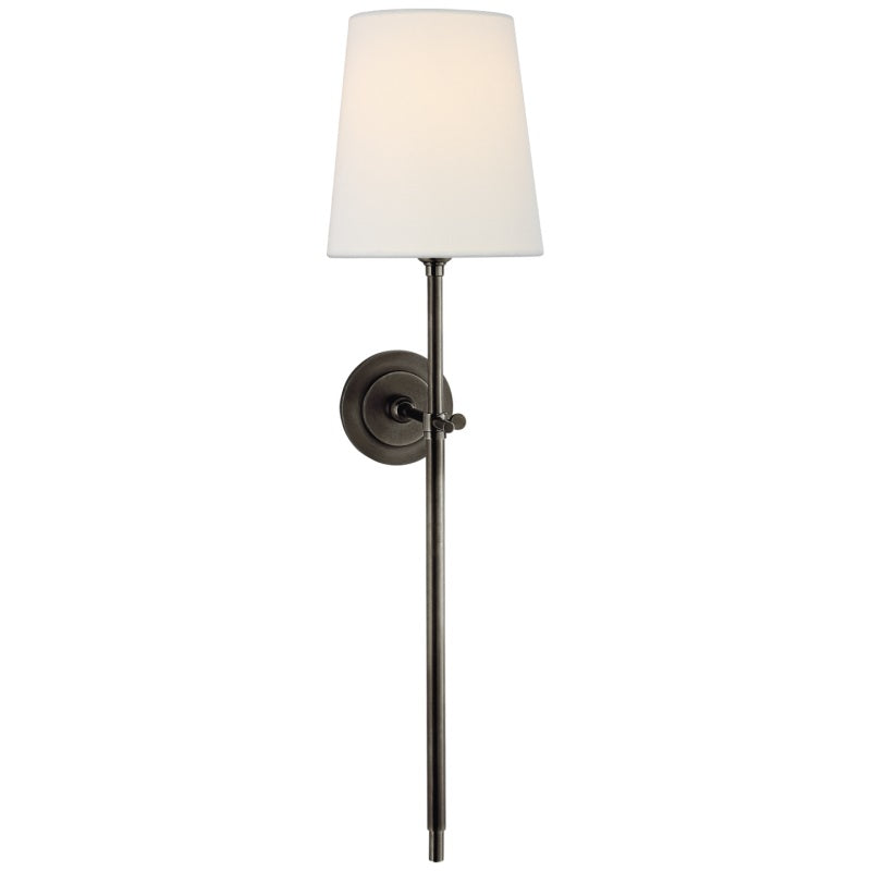 Theodore Wall Lamp Brass Fabric - Lamp Copper