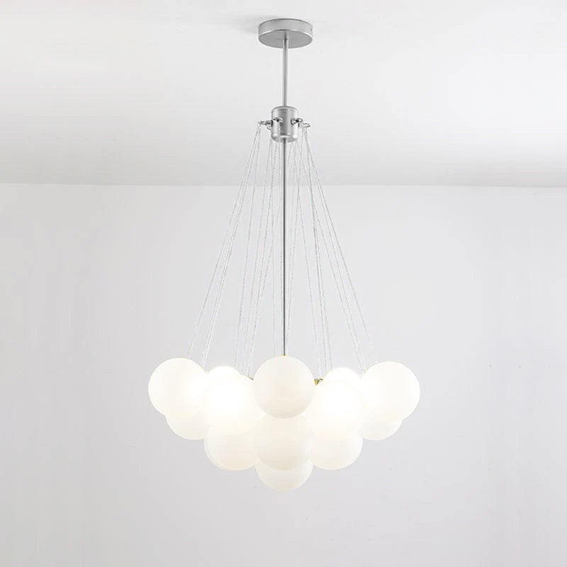 Fayne Glass Globe Pendant Light Bubble - Lamp Copper