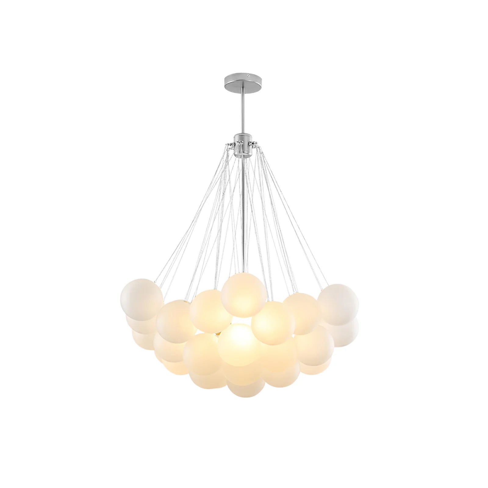 Fayne Glass Globe Pendant Light Bubble - Lamp Copper