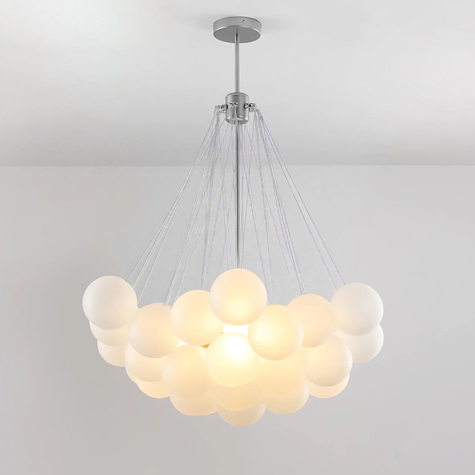 Fayne Glass Globe Pendant Light Bubble - Lamp Copper