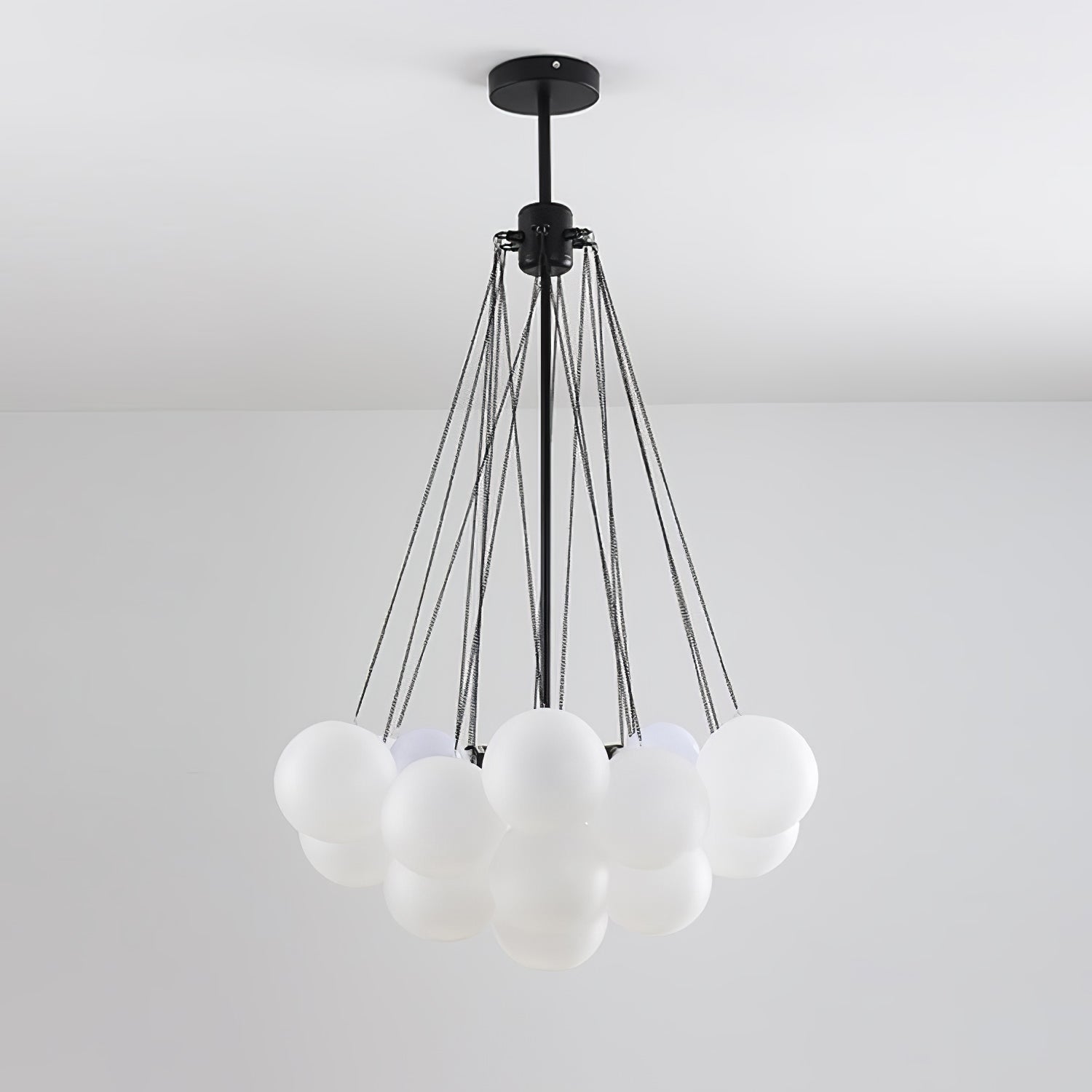 Fayne Glass Globe Pendant Light Bubble - Lamp Copper
