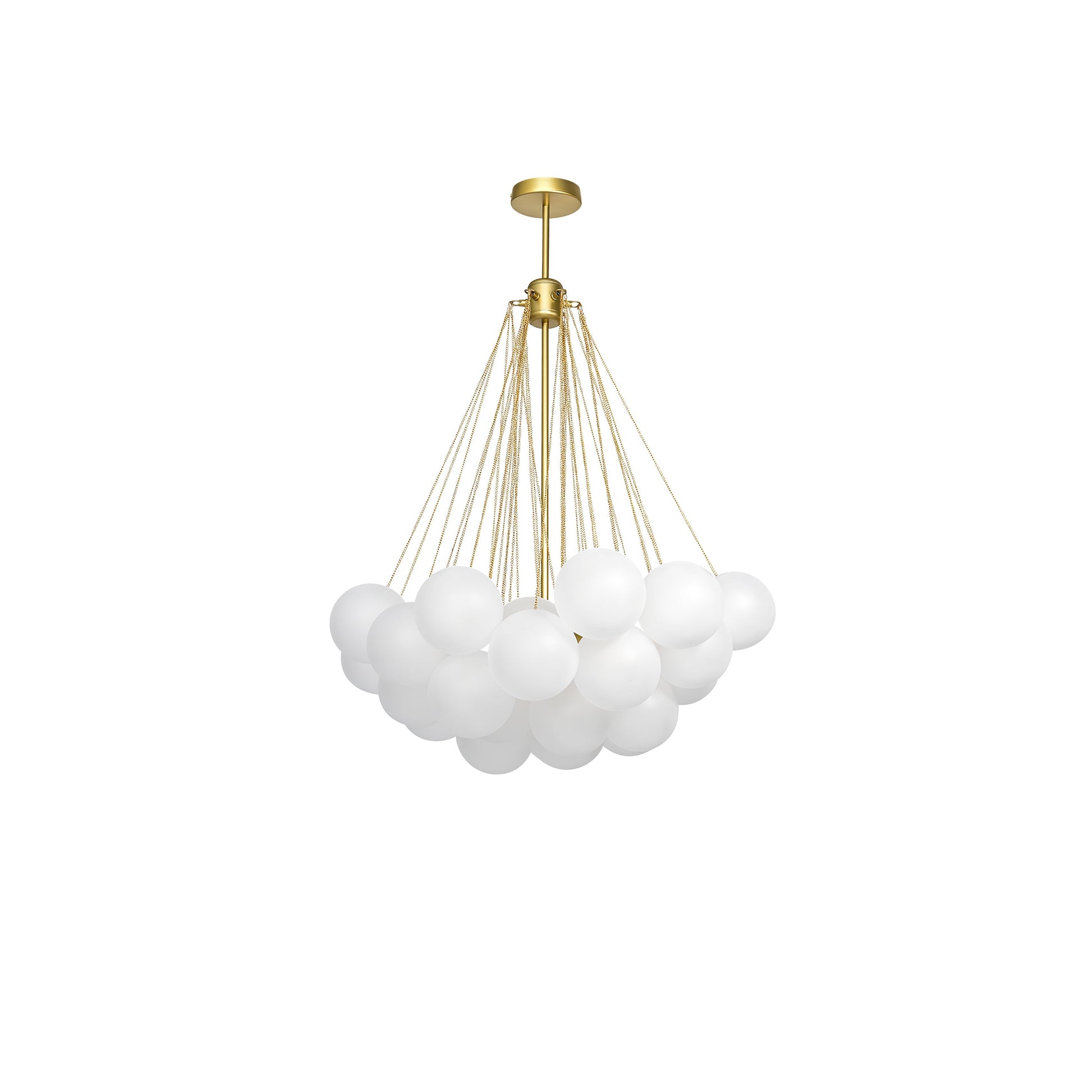 Fayne Glass Globe Pendant Light Bubble - Lamp Copper