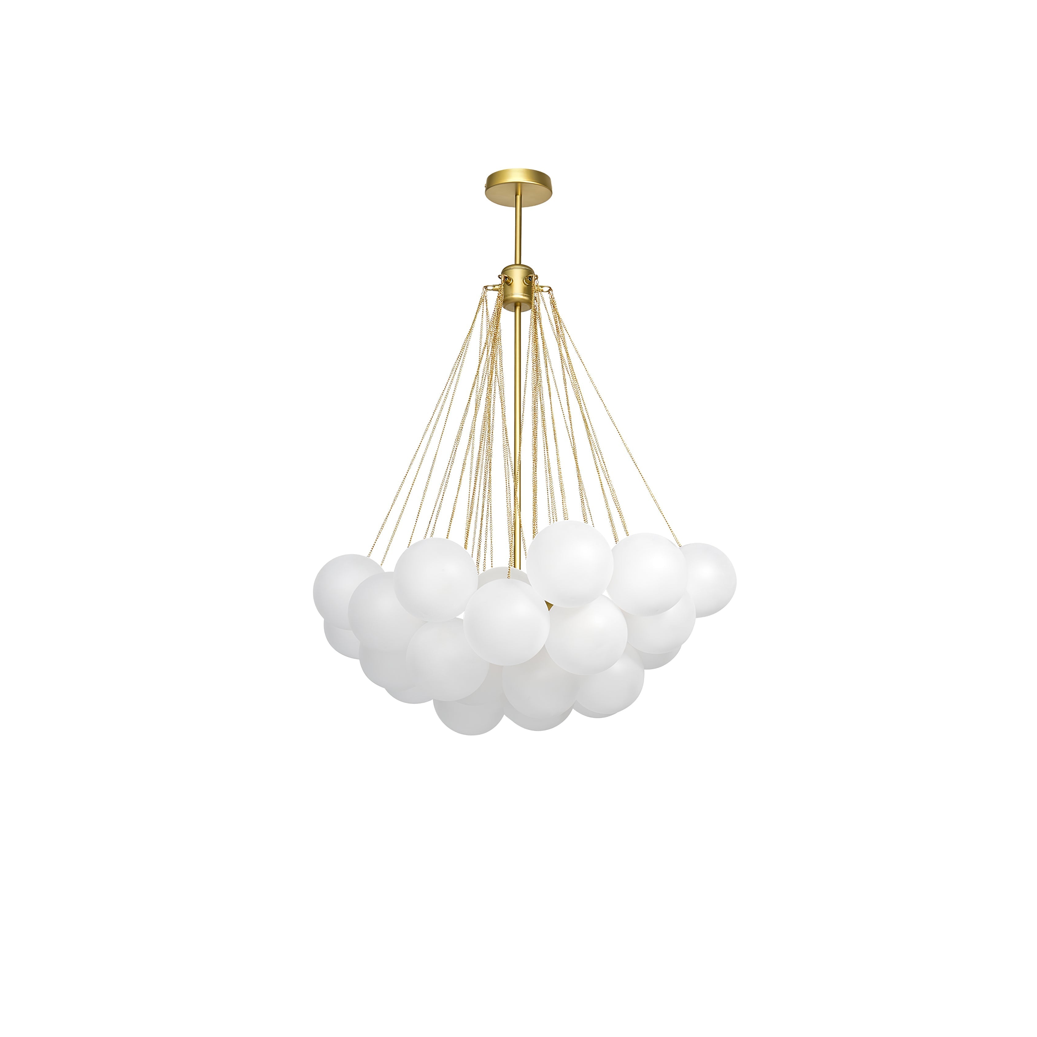Fayne Glass Globe Pendant Light Bubble - Lamp Copper