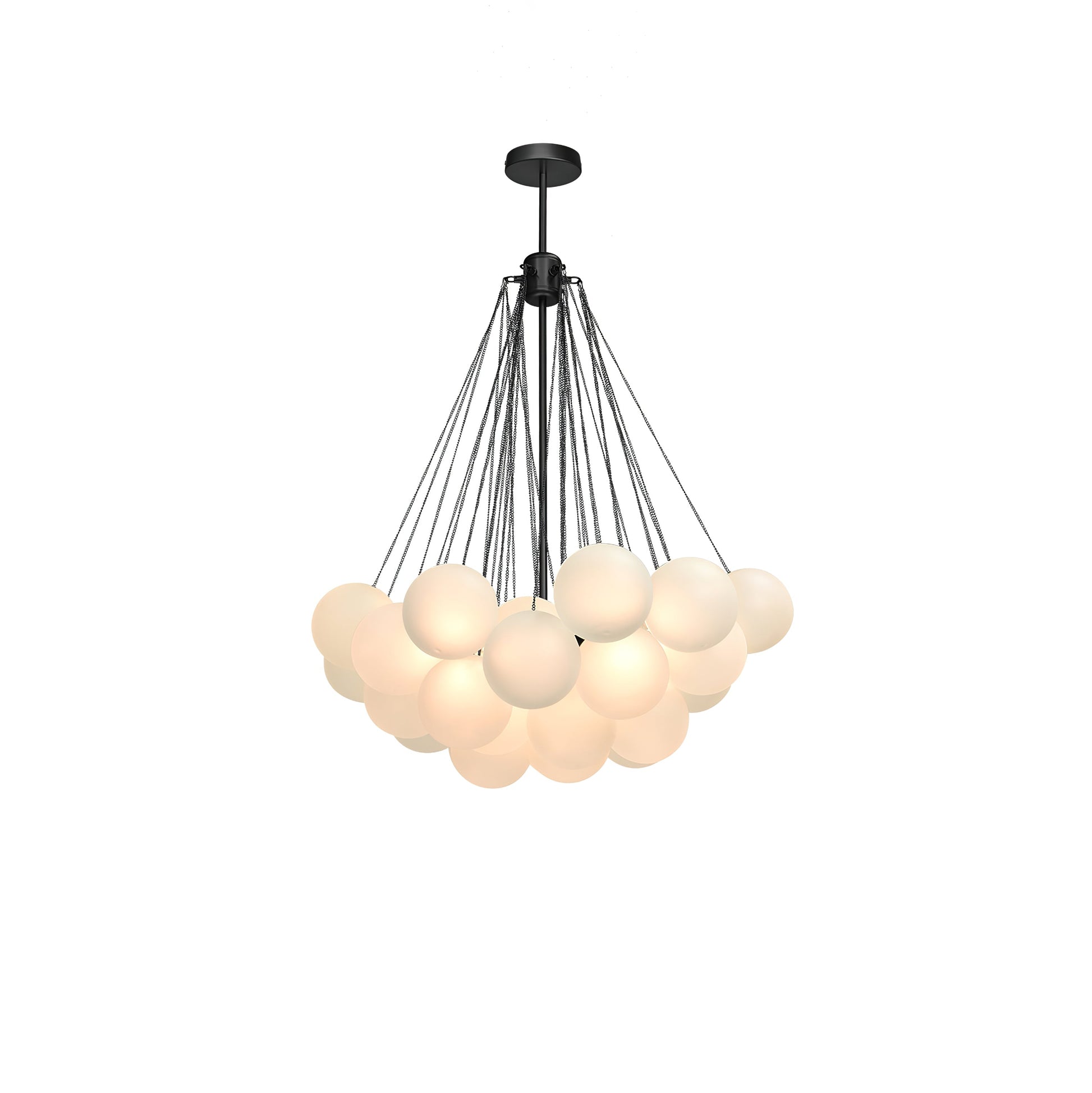 Fayne Glass Globe Pendant Light Bubble - Lamp Copper