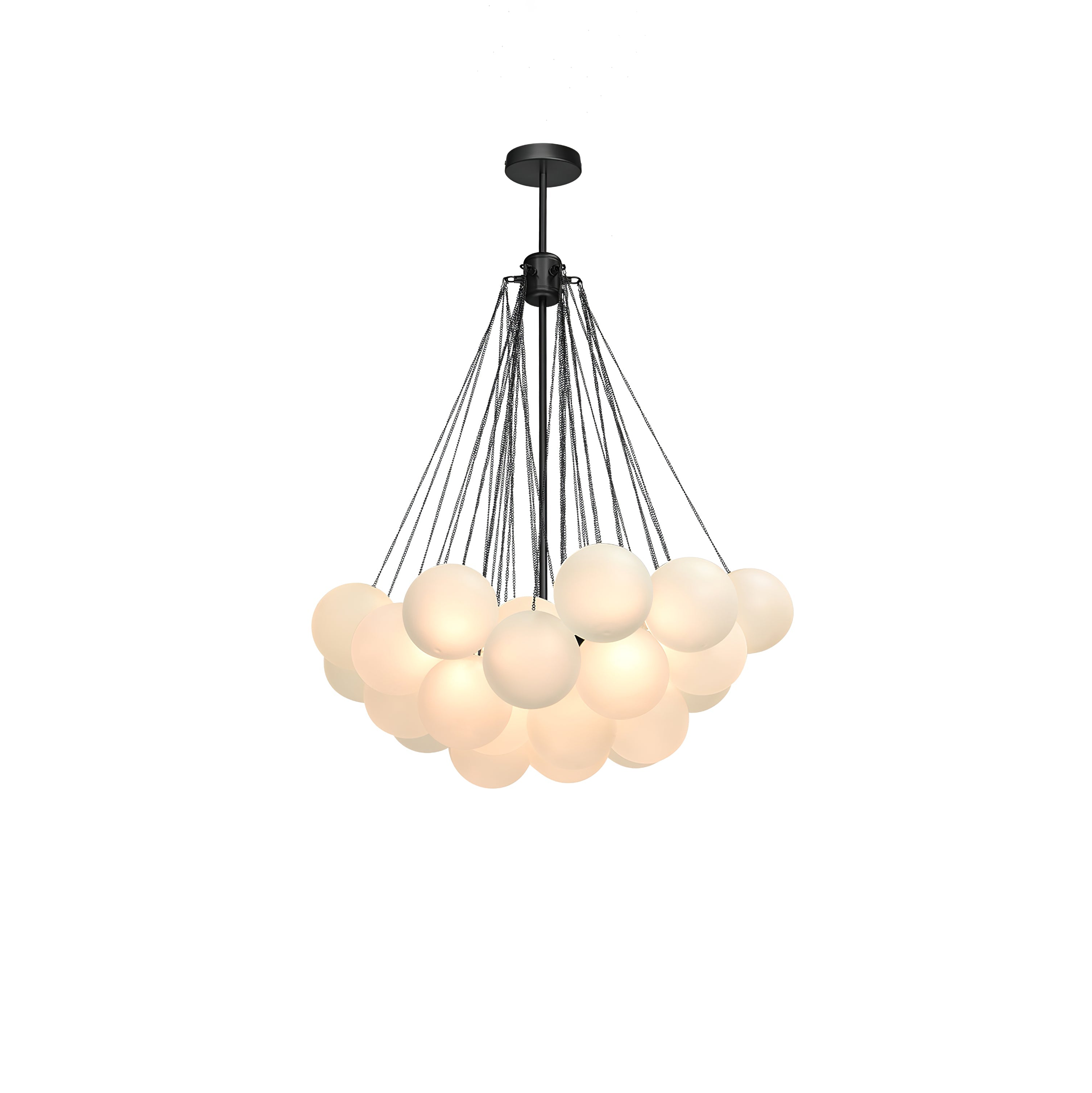 Fayne Glass Globe Pendant Light Bubble - Lamp Copper