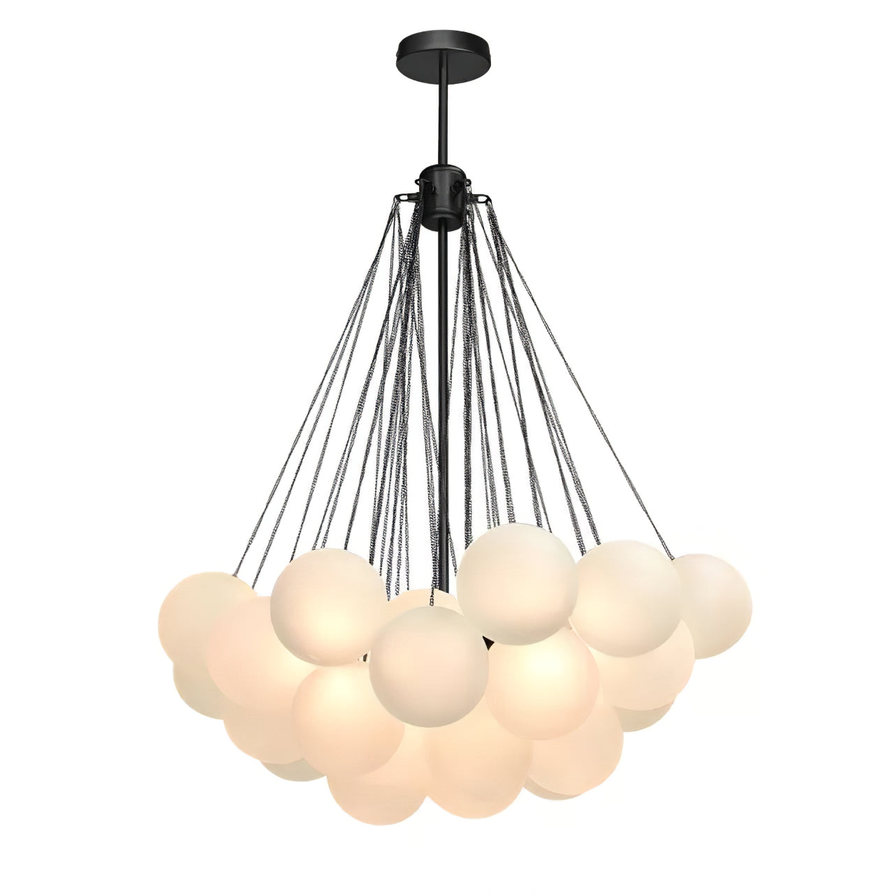 Fayne Glass Globe Pendant Light Bubble - Lamp Copper