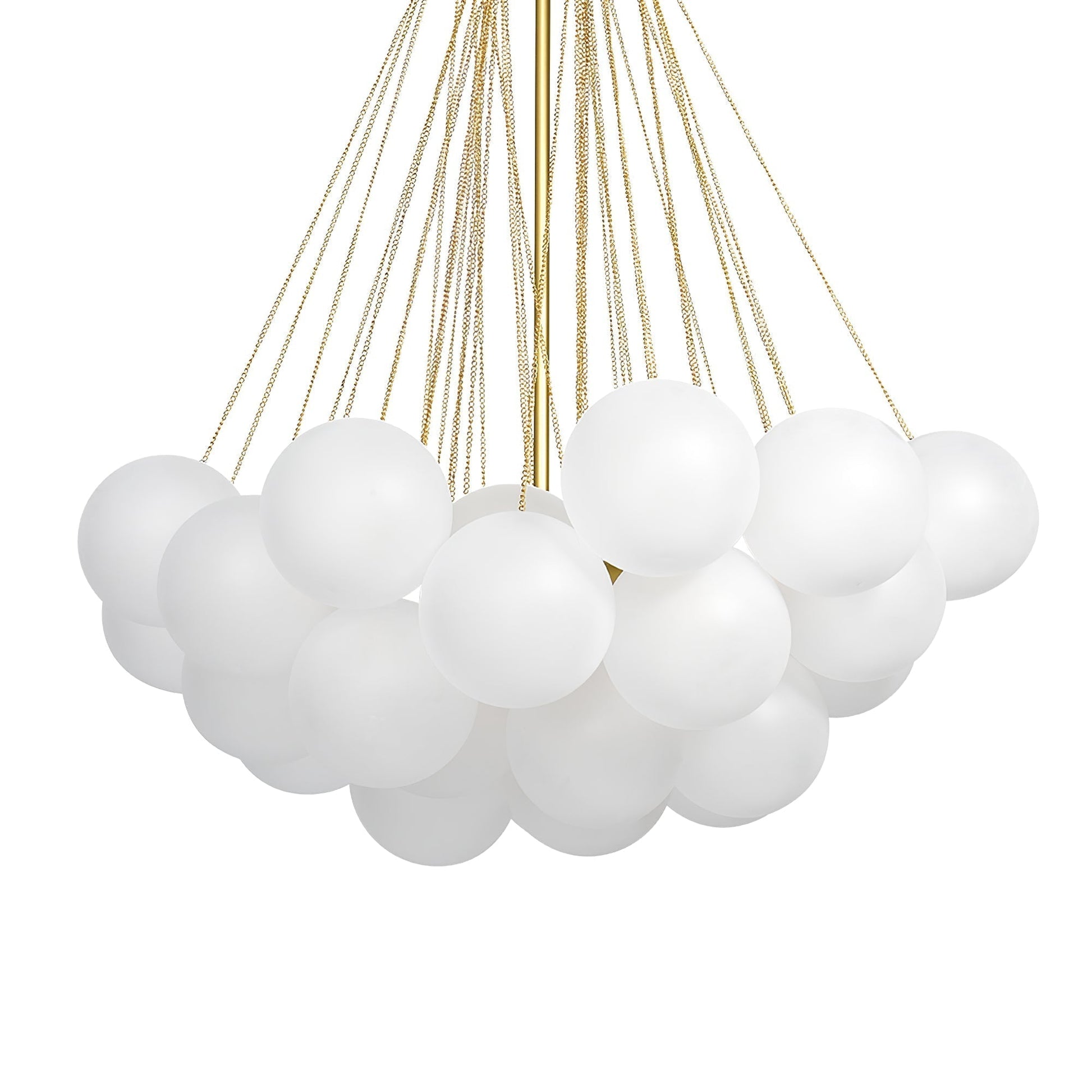 Fayne Glass Globe Pendant Light Bubble - Lamp Copper