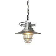 Celest Vintage Industrial Cage Metal Glass Pendant Light - Lamp Copper
