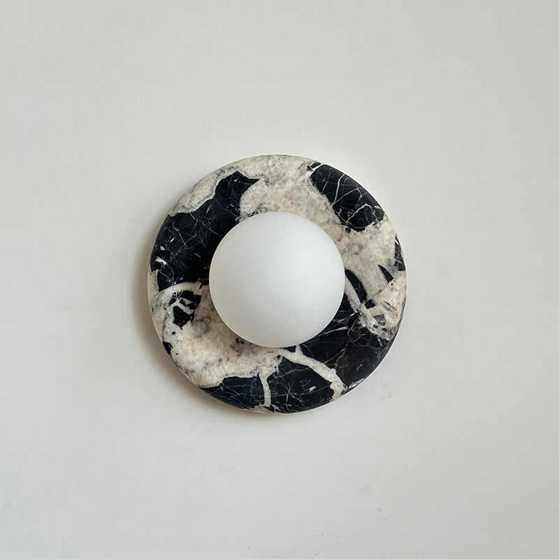 Avi Marble Indoor Wall Sconce - Lamp Copper