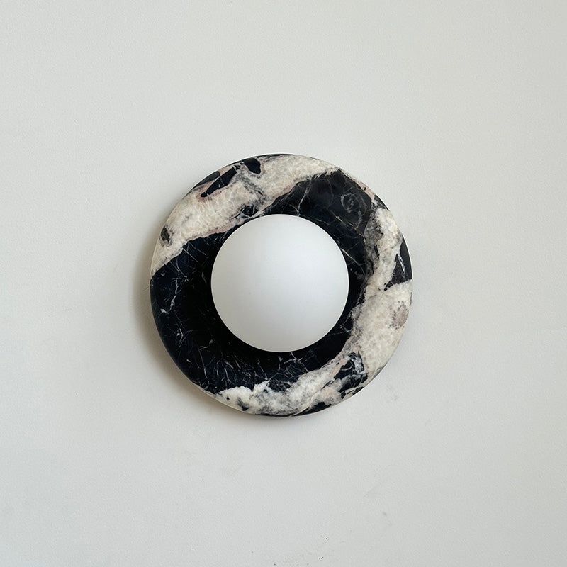 Avi Marble Indoor Wall Sconce - Lamp Copper