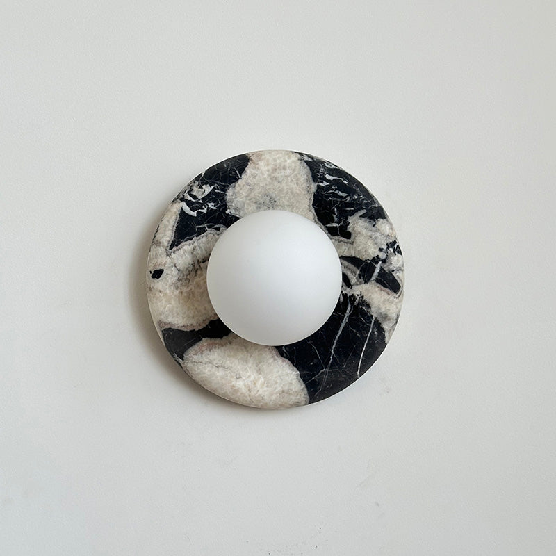 Avi Marble Indoor Wall Sconce - Lamp Copper