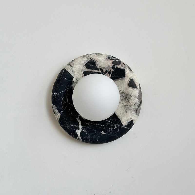 Avi Marble Indoor Wall Sconce - Lamp Copper