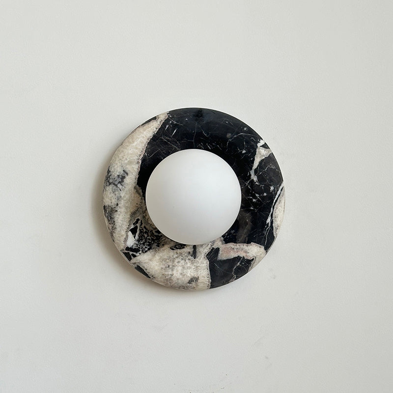 Avi Marble Indoor Wall Sconce - Lamp Copper