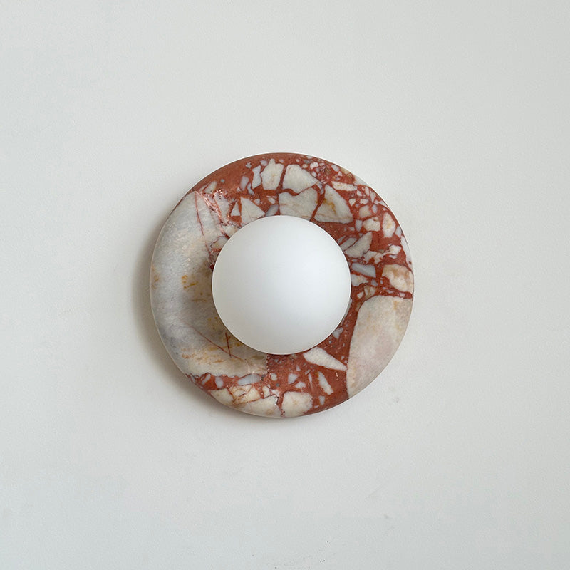 Avi Marble Indoor Wall Sconce - Lamp Copper