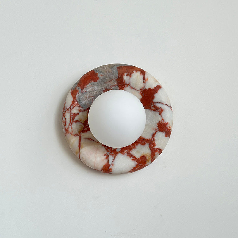 Avi Marble Indoor Wall Sconce - Lamp Copper