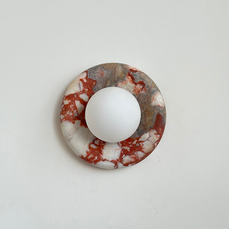 Avi Marble Indoor Wall Sconce - Lamp Copper