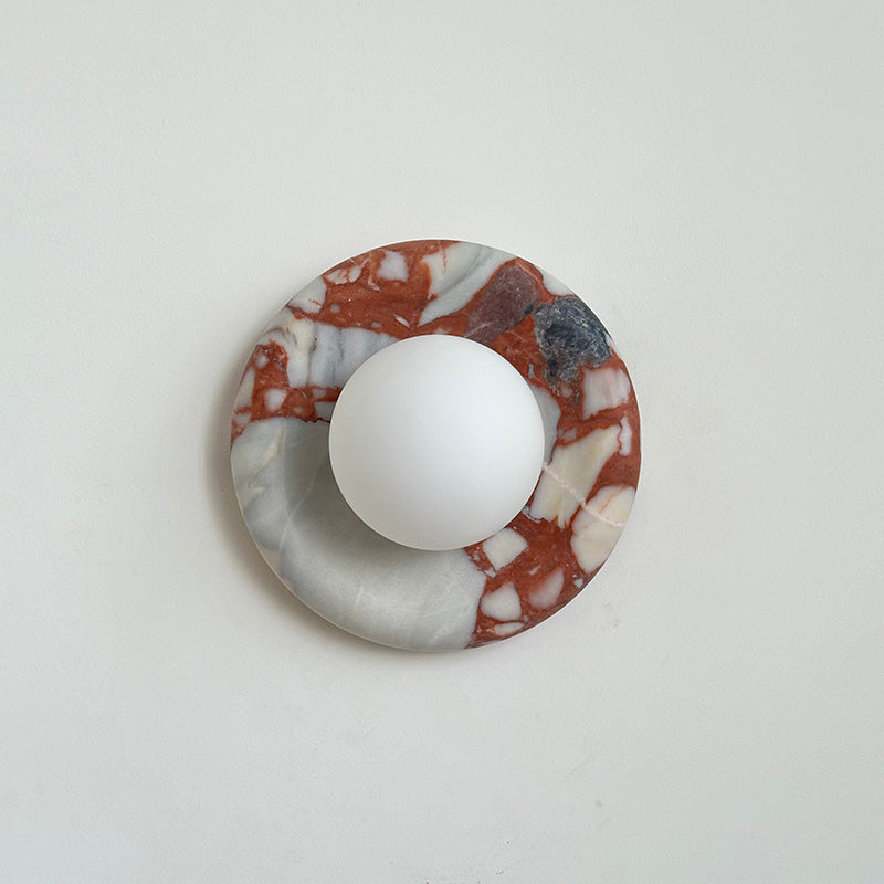 Avi Marble Indoor Wall Sconce - Lamp Copper