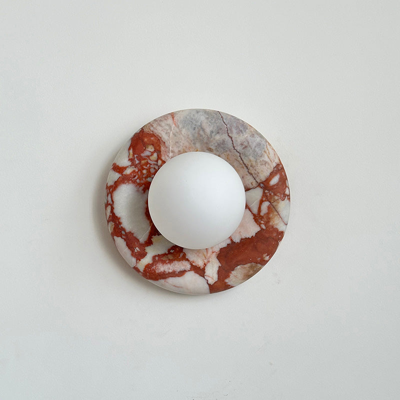 Avi Marble Indoor Wall Sconce - Lamp Copper