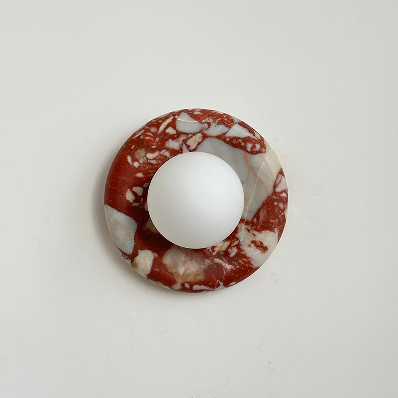 Avi Marble Indoor Wall Sconce - Lamp Copper