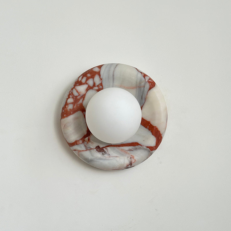 Avi Marble Indoor Wall Sconce - Lamp Copper