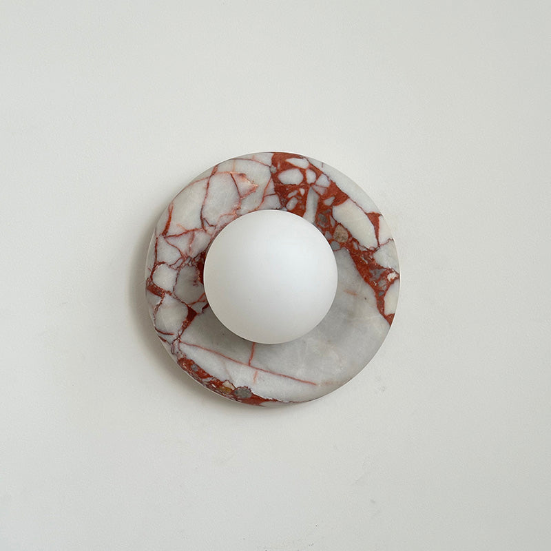 Avi Marble Indoor Wall Sconce - Lamp Copper