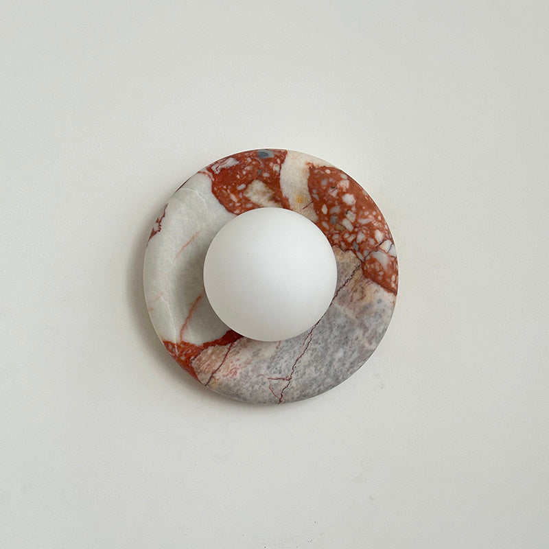 Avi Marble Indoor Wall Sconce - Lamp Copper