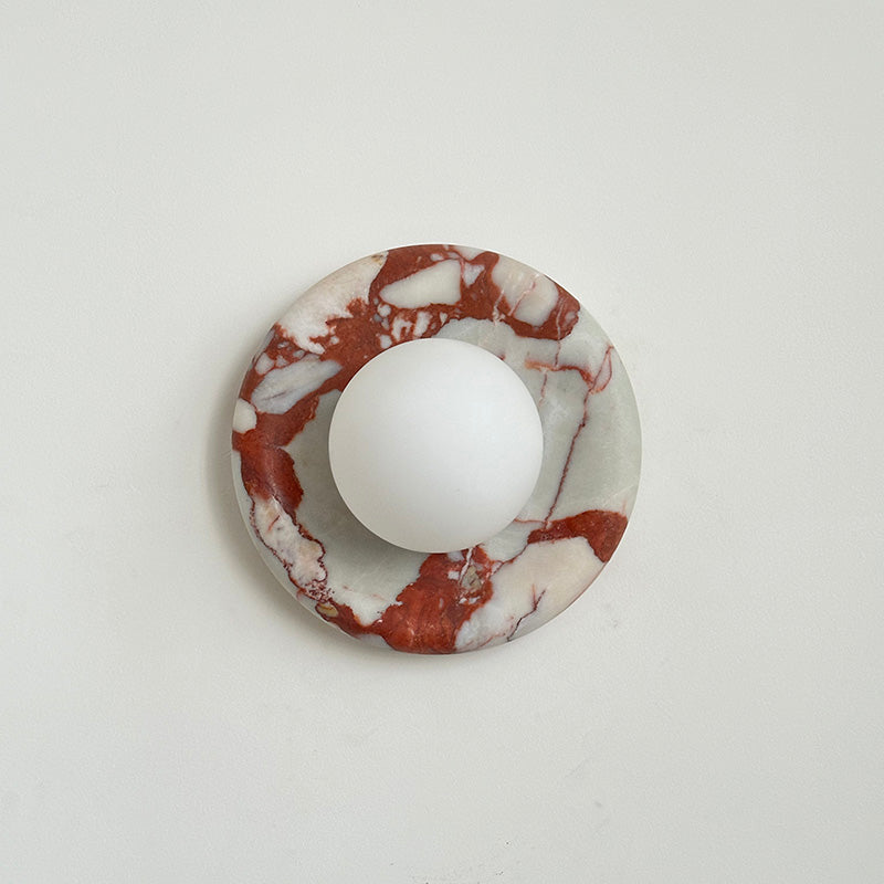 Avi Marble Indoor Wall Sconce - Lamp Copper