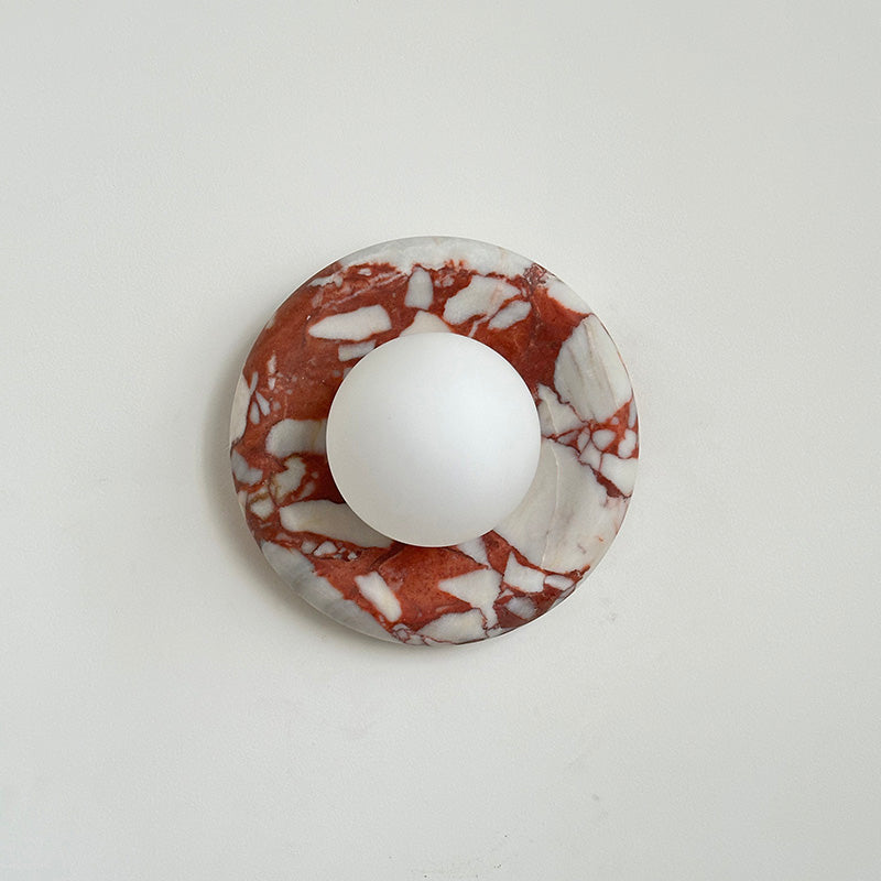 Avi Marble Indoor Wall Sconce - Lamp Copper