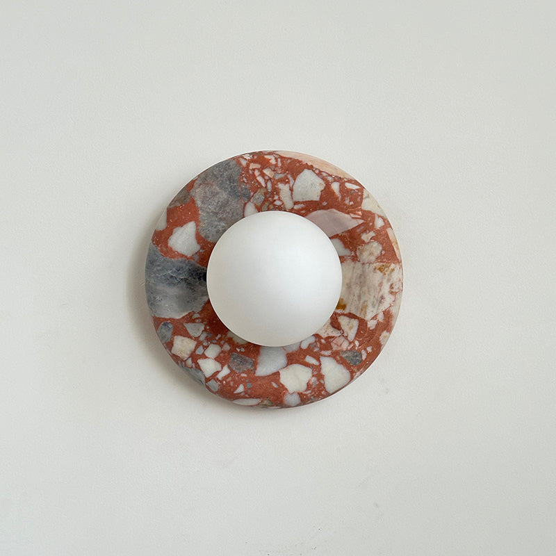 Avi Marble Indoor Wall Sconce - Lamp Copper