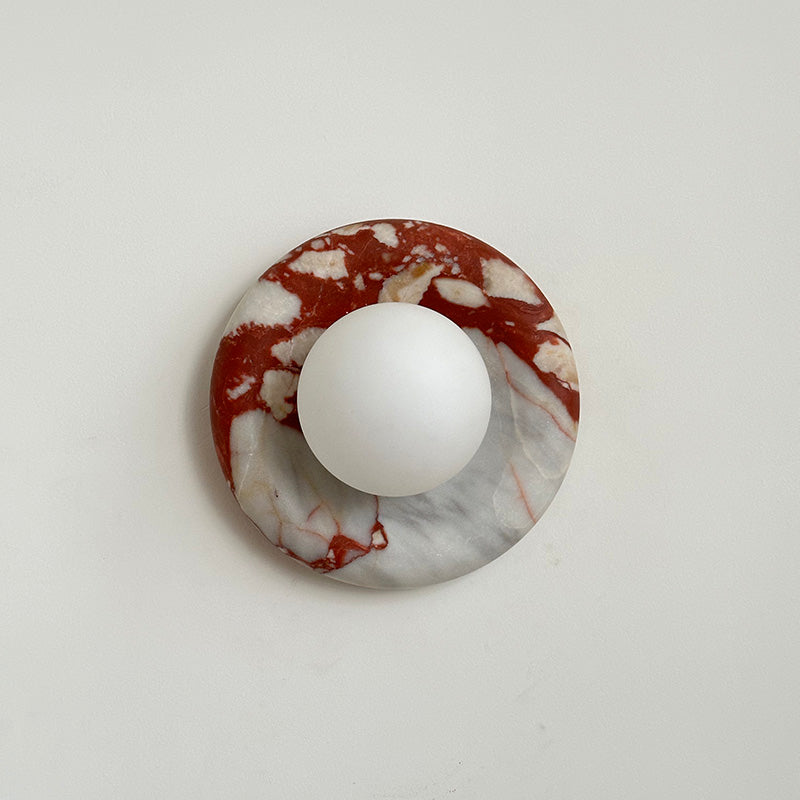 Avi Marble Indoor Wall Sconce - Lamp Copper