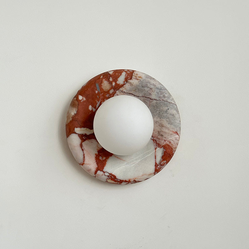Avi Marble Indoor Wall Sconce - Lamp Copper