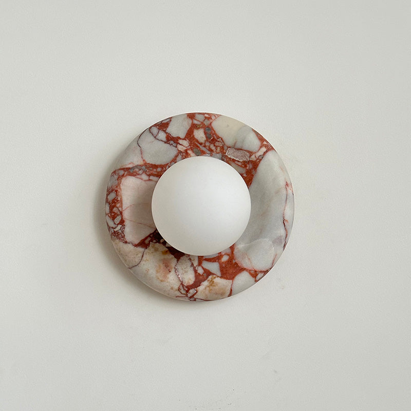 Avi Marble Indoor Wall Sconce - Lamp Copper