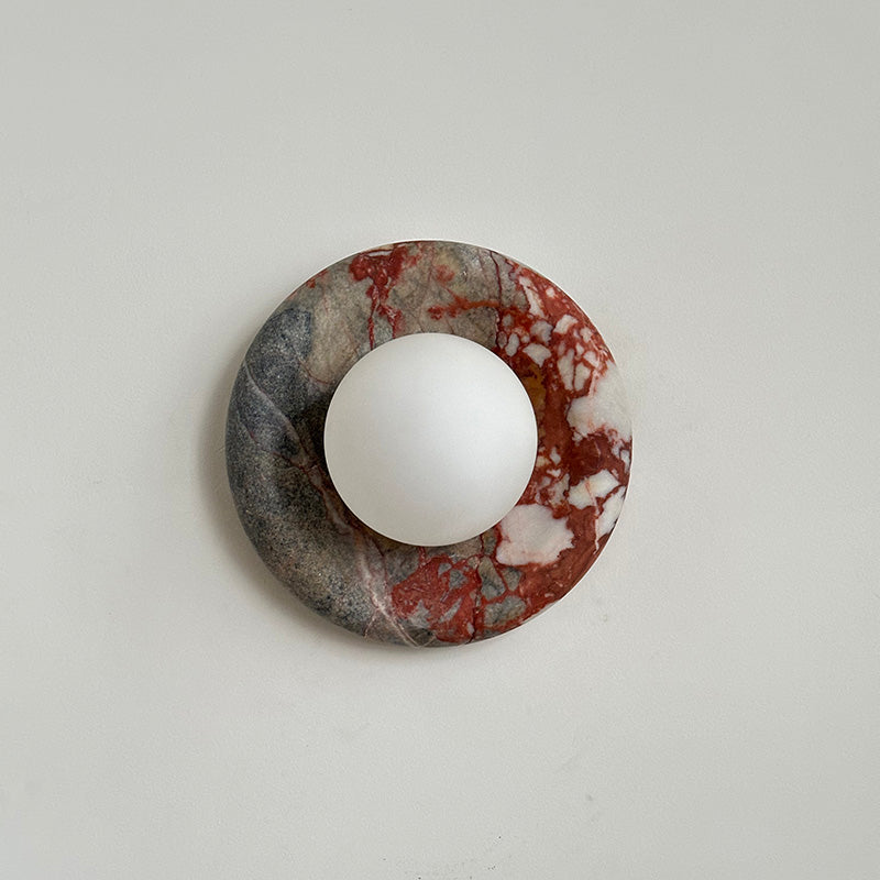 Avi Marble Indoor Wall Sconce - Lamp Copper