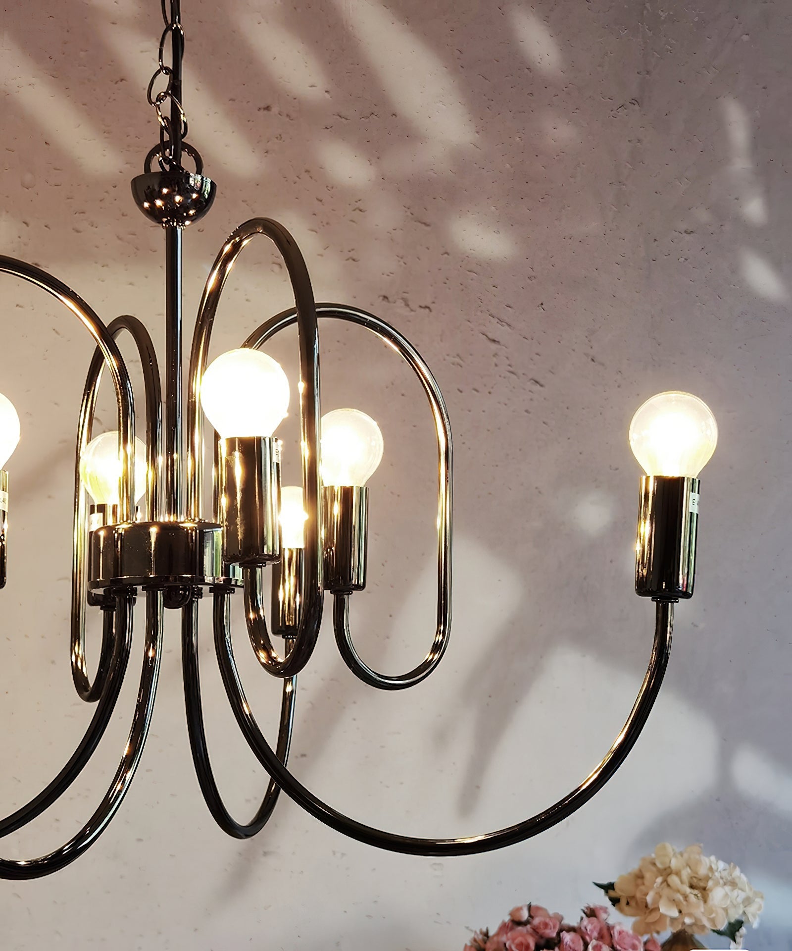 Ombre Elegance Vintage Industrial Metal Chandelier - Lamp Copper
