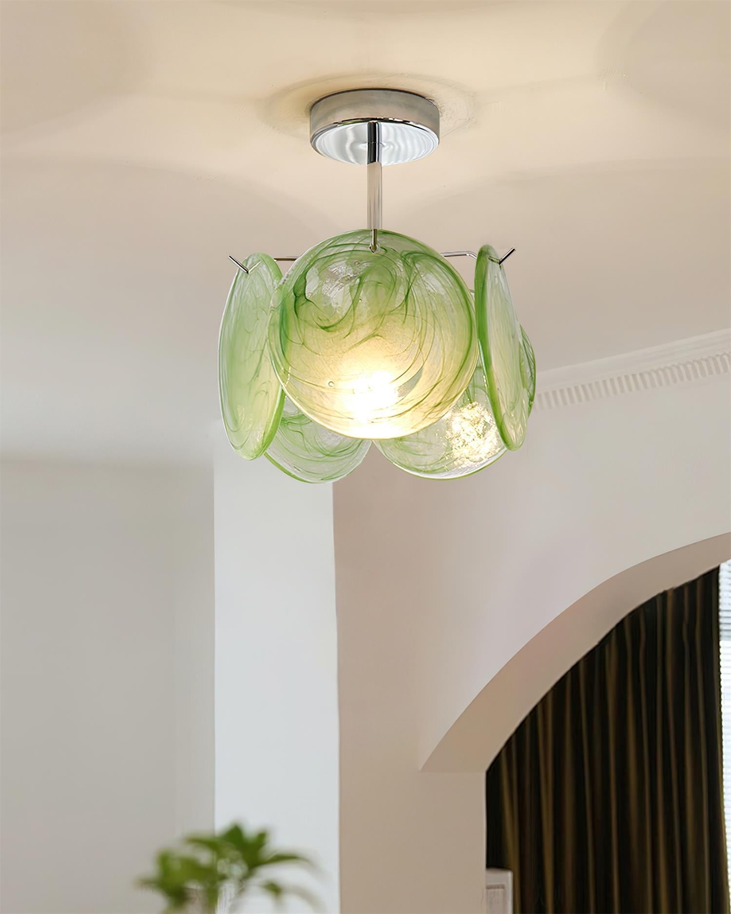 Feyon Glass Ceiling Lamp - Lamp Copper