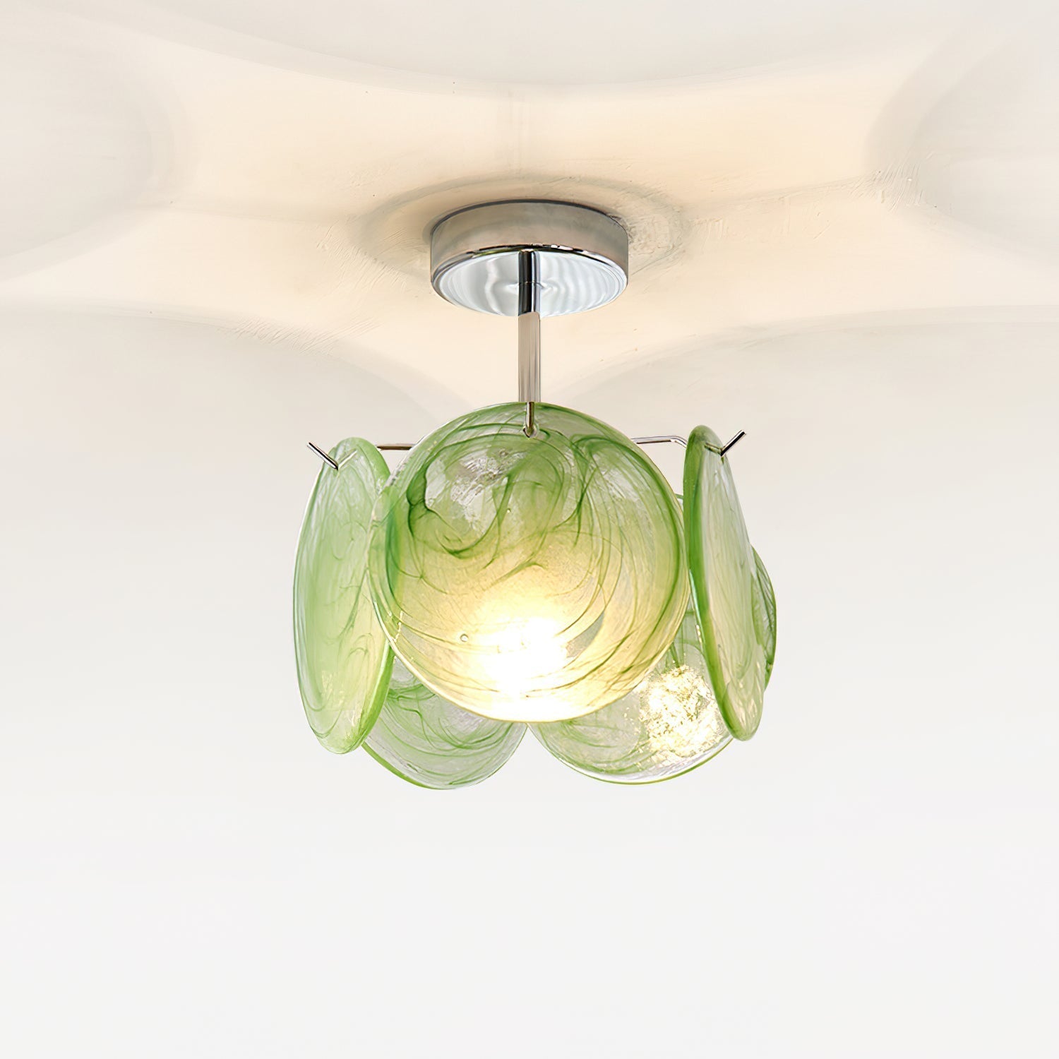 Feyon Glass Ceiling Lamp - Lamp Copper