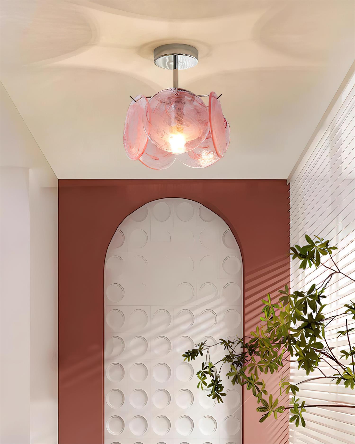 Feyon Glass Ceiling Lamp - Lamp Copper