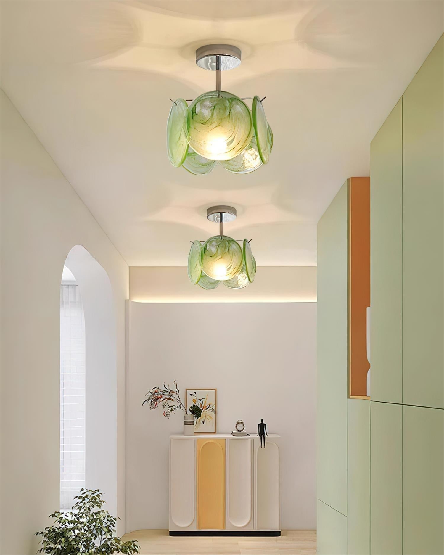 Feyon Glass Ceiling Lamp - Lamp Copper