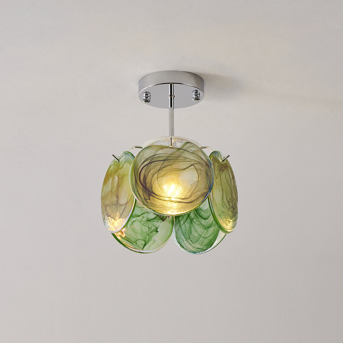 Feyon Glass Ceiling Lamp - Lamp Copper