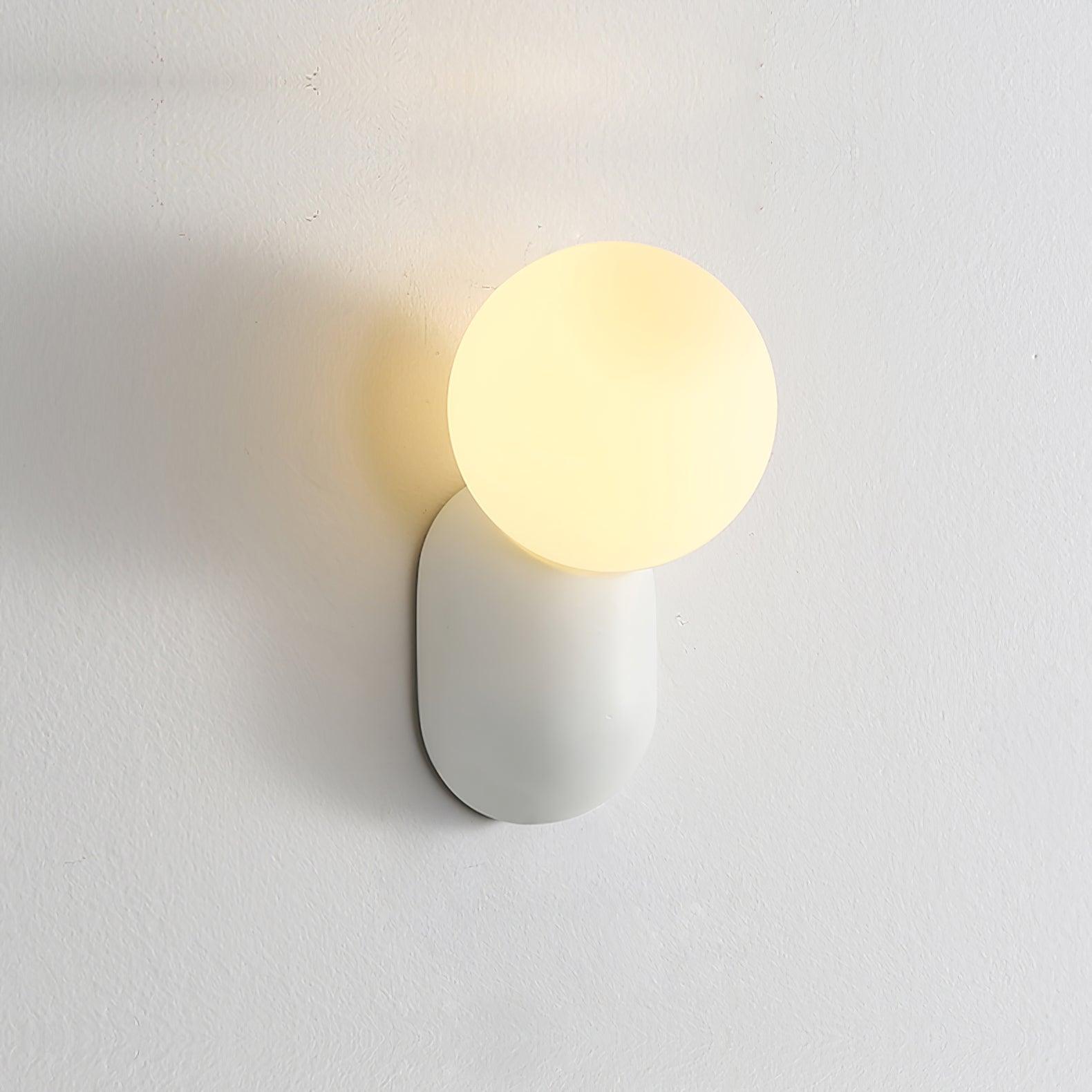 Lunara Minimalist Globe Wall Sconce - Lamp Copper