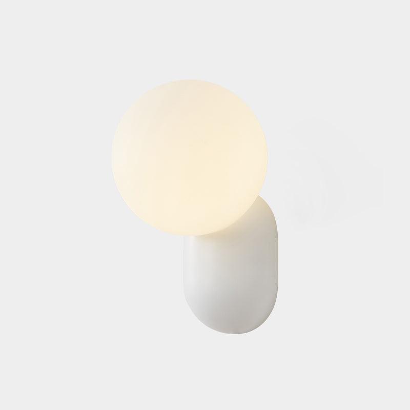 Lunara Minimalist Globe Wall Sconce - Lamp Copper