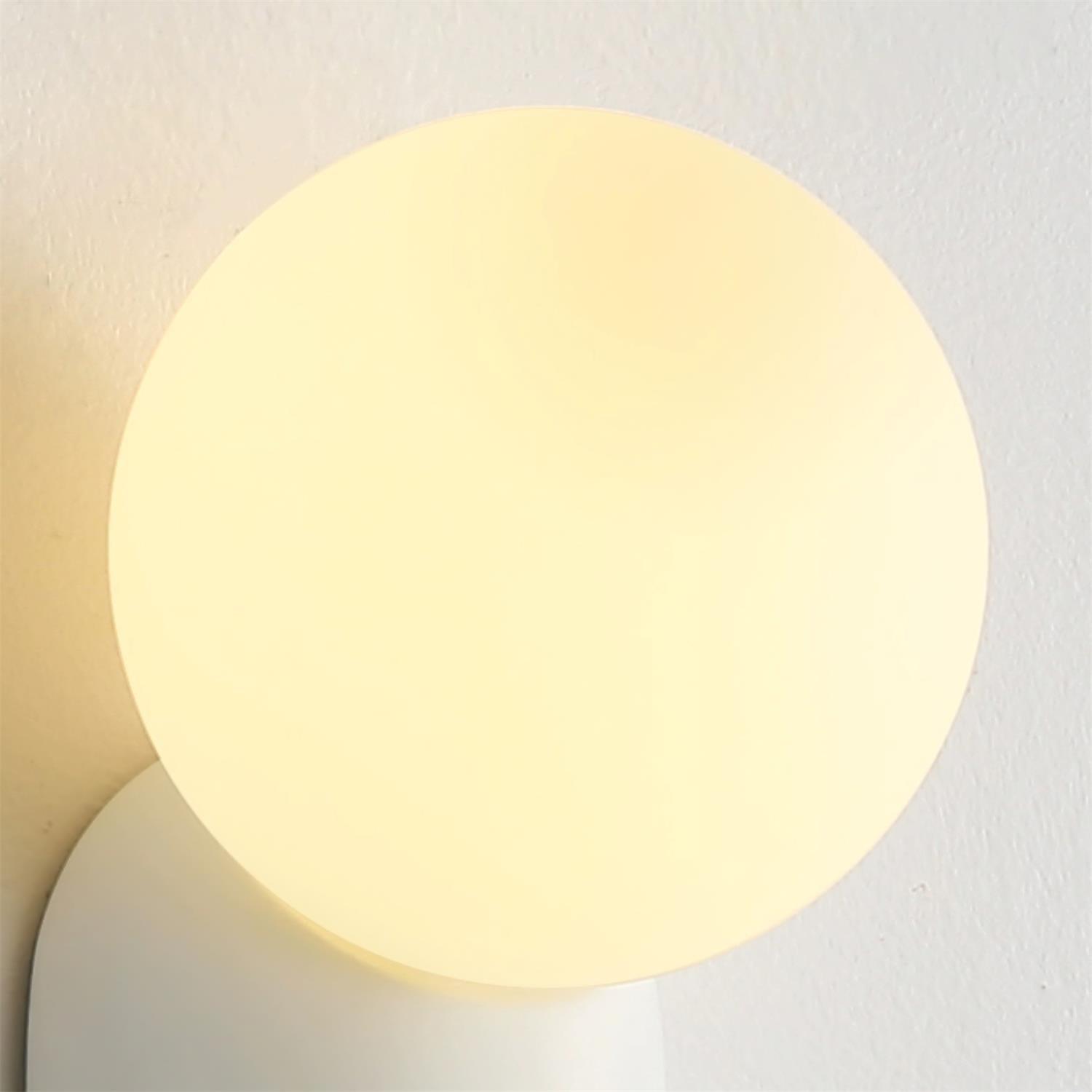 Lunara Minimalist Globe Wall Sconce - Lamp Copper