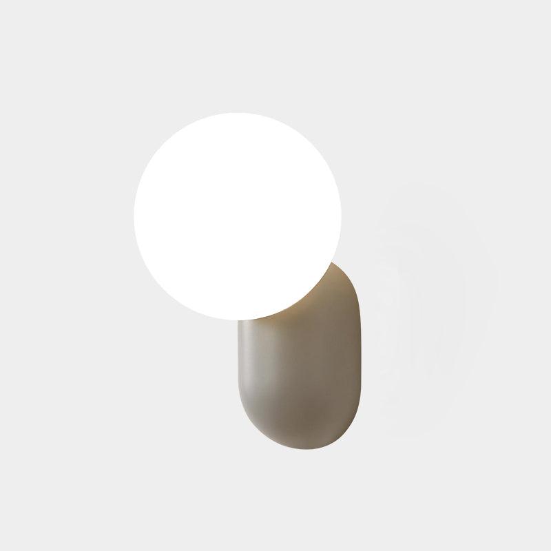 Lunara Minimalist Globe Wall Sconce - Lamp Copper