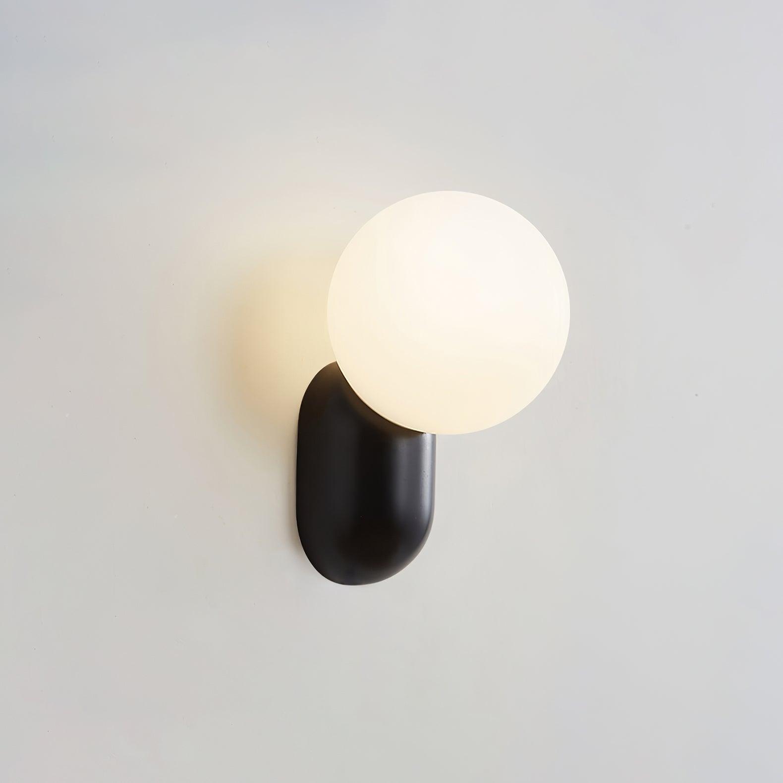 Lunara Minimalist Globe Wall Sconce - Lamp Copper