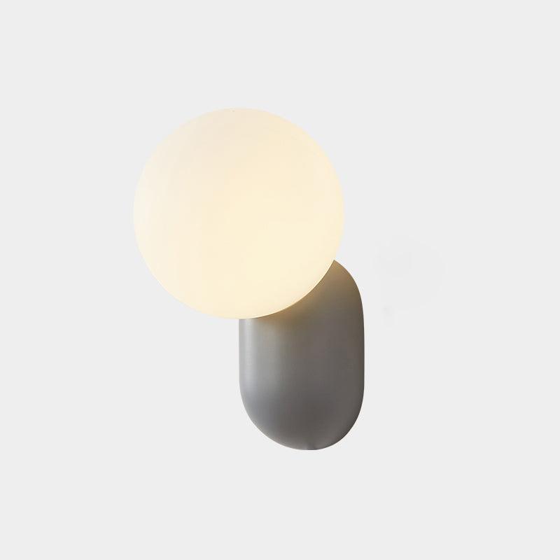 Lunara Minimalist Globe Wall Sconce - Lamp Copper