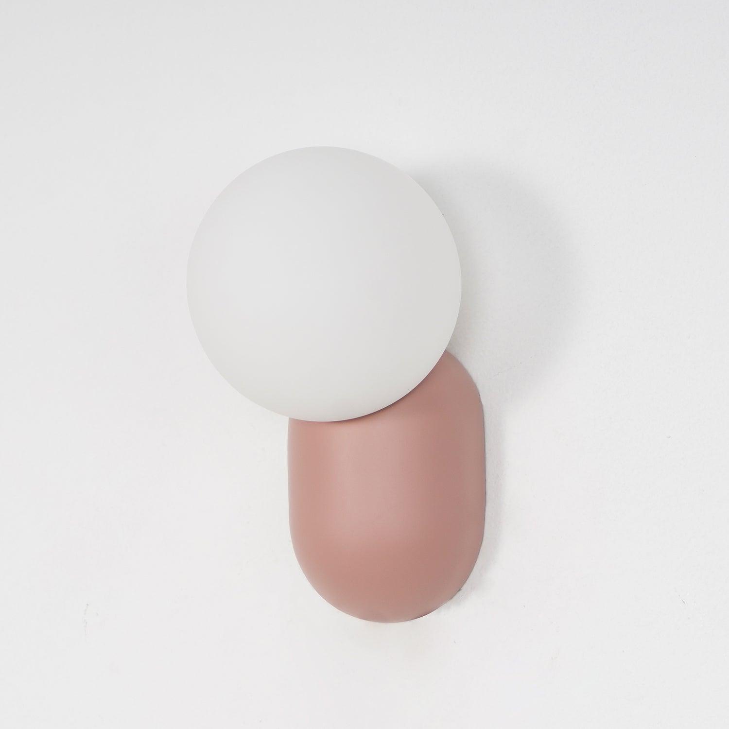 Lunara Minimalist Globe Wall Sconce - Lamp Copper